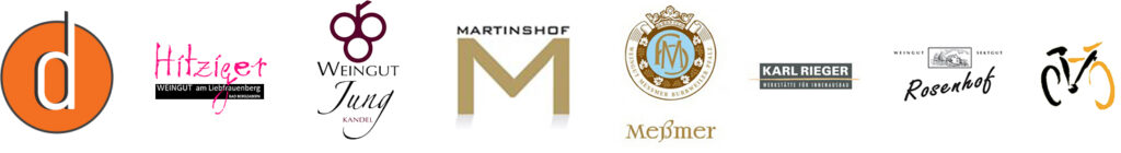 Logos mit verschiedenen Partnern